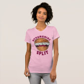 Devonshire Split British Pastry Pastries UK Baking T-shirt (Voorkant volledig)