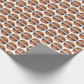 Devonshire Split Cream Jam Tea Britse bakkerij Bak Cadeaupapier (Hoek)