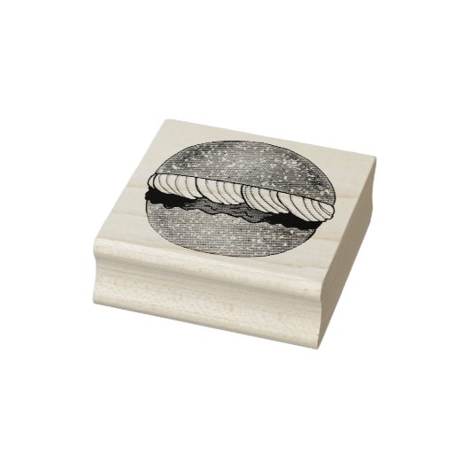 Devonshire Split Cream Jam Tea Shoppe Café Bakery Rubberstempel (Stempel)