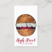 Devonshire Split Cream Jam Tea Shoppe Café Bakery Visitekaartje (Voorkant)