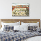 Devonshire Square, voor "Stow's Survey of London", Canvas Afdruk (Insitu (Slaapkamer))