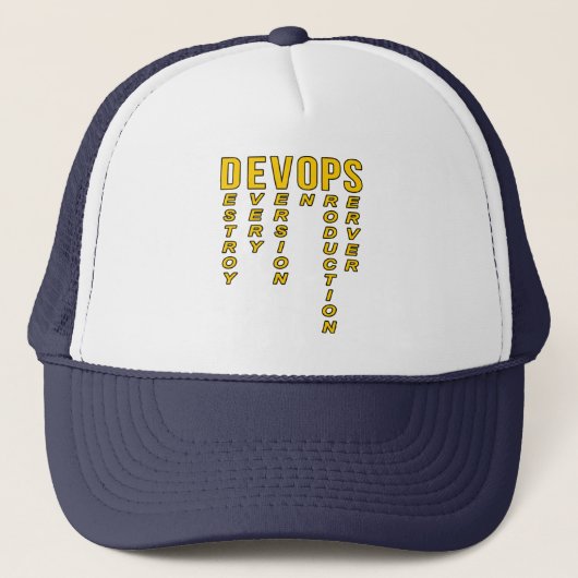 Devooit Definition Technical Computer IT Programme Trucker Pet (Voorkant)