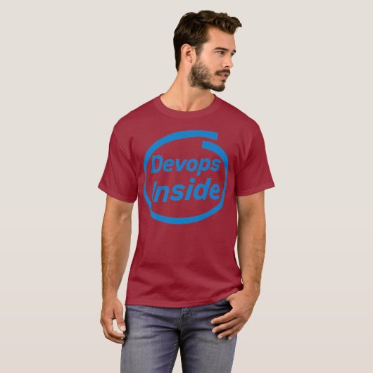 Devooit Inside grappige programmeur devovooit soft T-shirt (Voorkant volledig)