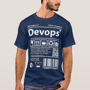 Devooit streepjescode programmeercomputers broncod t-shirt