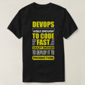 DevOps Engineer Cloud Computing Agile Software Dev T-shirt (Design voorkant)