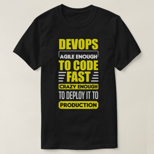 DevOps Engineer Cloud Computing Agile Software Dev T-shirt (Design voorkant)
