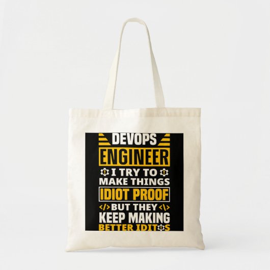 DevOps Engineer Cloud Computing Software Engineer Tote Bag (Voorkant)