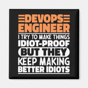 DevOps Engineer Ik probeer dingen grappig te zegge Magneet