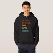 Devops Engineer Man Mythe Legende 1 Hoodie (Voorkant volledig)