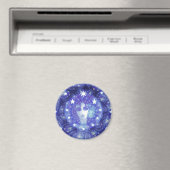 DevorahBlueCosmos ronde magneet (Insitu (Vaatwasser))