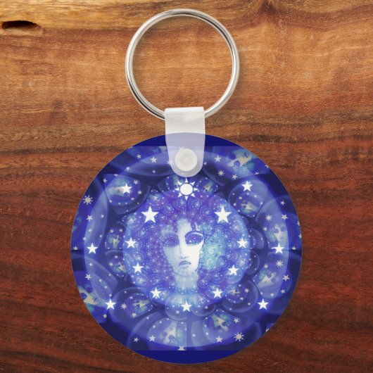 DevorahBlueCosmos sleutelhanger (Voorkant)