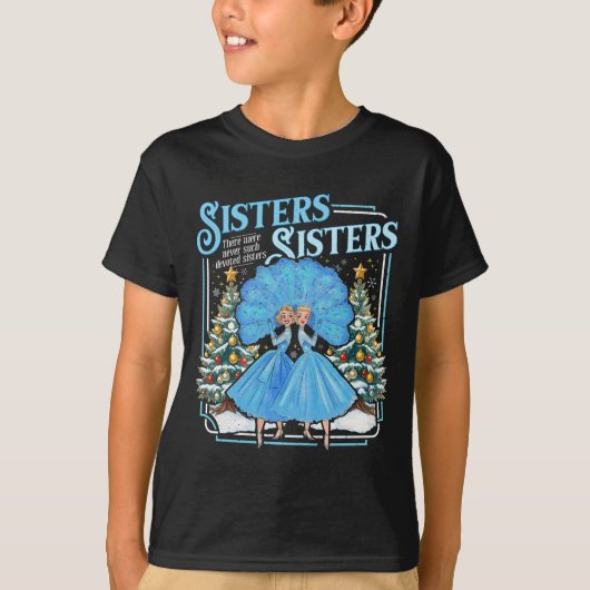 Devoted Sisters White Xmas Merry Christmas Snowfla T-shirt (Voorkant)