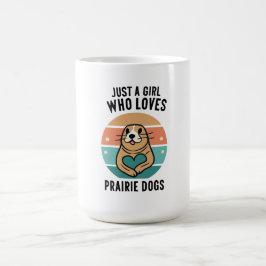 Devotie: Gewoon een meisje dat van prairiehonden h Koffiemok