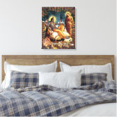 Devotie - omhuld Canvas Afdruk (Insitu (Slaapkamer))