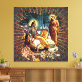 Devotie - omhuld Canvas Afdruk (Insitu (Woonkamer))