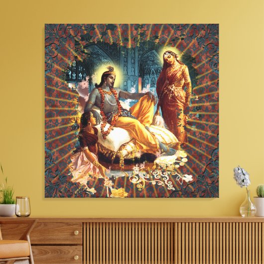 Devotie - omhuld Canvas Afdruk (Insitu (Woonkamer))