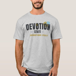 DEVOTIE STAAT – Hondenliefhebber Geometrische Typo T-shirt