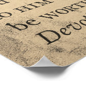 "Devotion"  Poster van Shepherd Dog (Hoek)