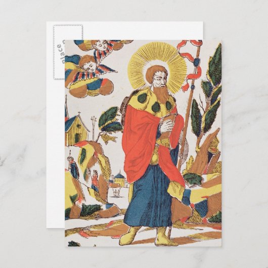 Devotional Prayer naar St. James Briefkaart (Voorkant / Achterkant)