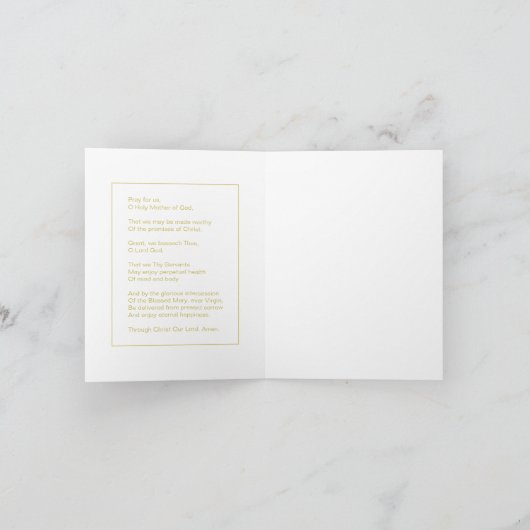 DEVOTIONEEL BEELD VAN ONZE LIJVE VAN GENEZING KAART (Binnen)