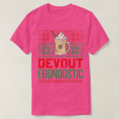 Devout Eggnostic Funny Eggnog Design for Egg Nog T-shirt (Design voorkant)