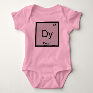 Devyn Naam Chemie Element Periodiek Systeem Romper