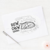 Dew Claw Kennel Stickers (Envelop)