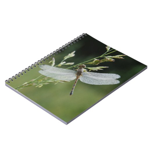 Dew cover Darner Dragonfly Notitieboek (Linkerzijde)