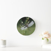 Dew cover Darner Dragonfly Ronde Klok (Huis)