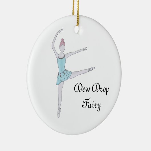 Dew Drop Fairy keepsake Notenkraker ornament (Rechts)