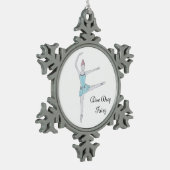 Dew Drop Fairy Keepslag Nutkraker Tin Sneeuwvlok Ornament (Links)