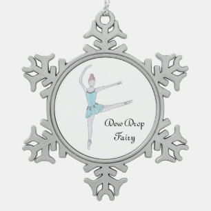 Dew Drop Fairy Keepslag Nutkraker Tin Sneeuwvlok Ornament