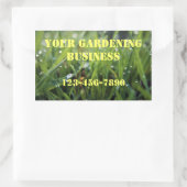 Dew Drop Grass Tuinieren Zakelijke Stickers (Tas)