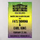 Dew Drop in New Orleans Show Poster (Voorkant)