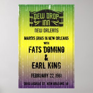 Dew Drop in New Orleans Show Poster