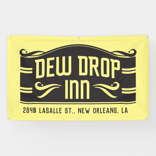 Dew Drop Inn Spandoek (Horizontaal)