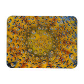 Dew Drop reflection of flower, Crescent City, Magneet (Horizontaal)