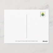 Dew Drop Rope Swing Playful Nature Briefkaart (Achterkant)