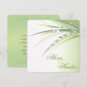 Dew Drop Wedding Kaart