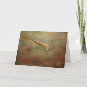 Dew Drop Wenskaart van Alison Galvan Kaart