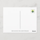 Dew Drop Yin Yang Nature Meditation  Briefkaart (Achterkant)