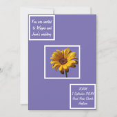 Dew Drops Daisy Wedding Kaart (Voorkant)