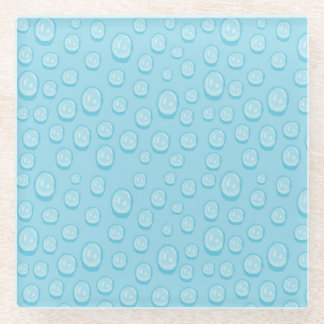 Dew drops glazen onderzetter