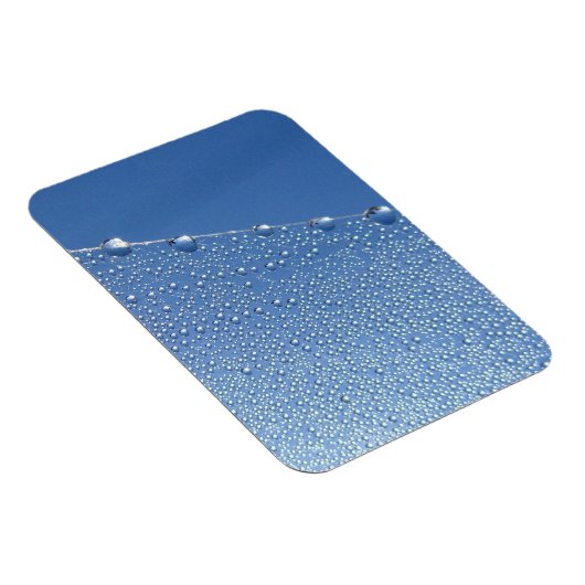 Dew Drops on Spider Web Against Blue Sky Magneet (Rechterzijde)