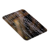 Dew Drops Sparkle on Spider Web Meditation Magneet (Rechterzijde)