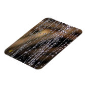 Dew Drops Sparkle on Spider Web Meditation Magneet (Linkerzijde)