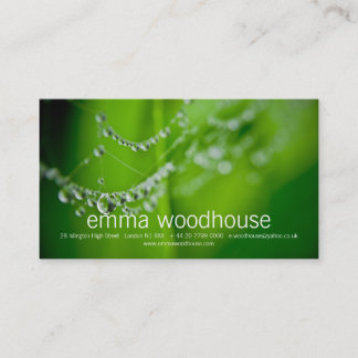 Dew Druppels Visitekaartje