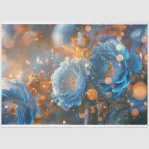 Dew Kissed Blooms Decoupage Tissuepapier