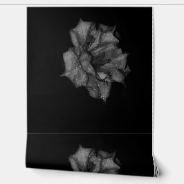 Dew-Kissed Petals in het donker Behang