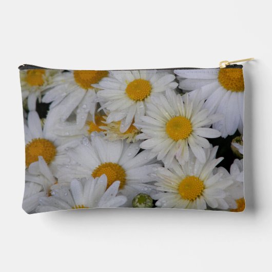 Dew Kissed White Daisies Floral Etui (Achterkant)